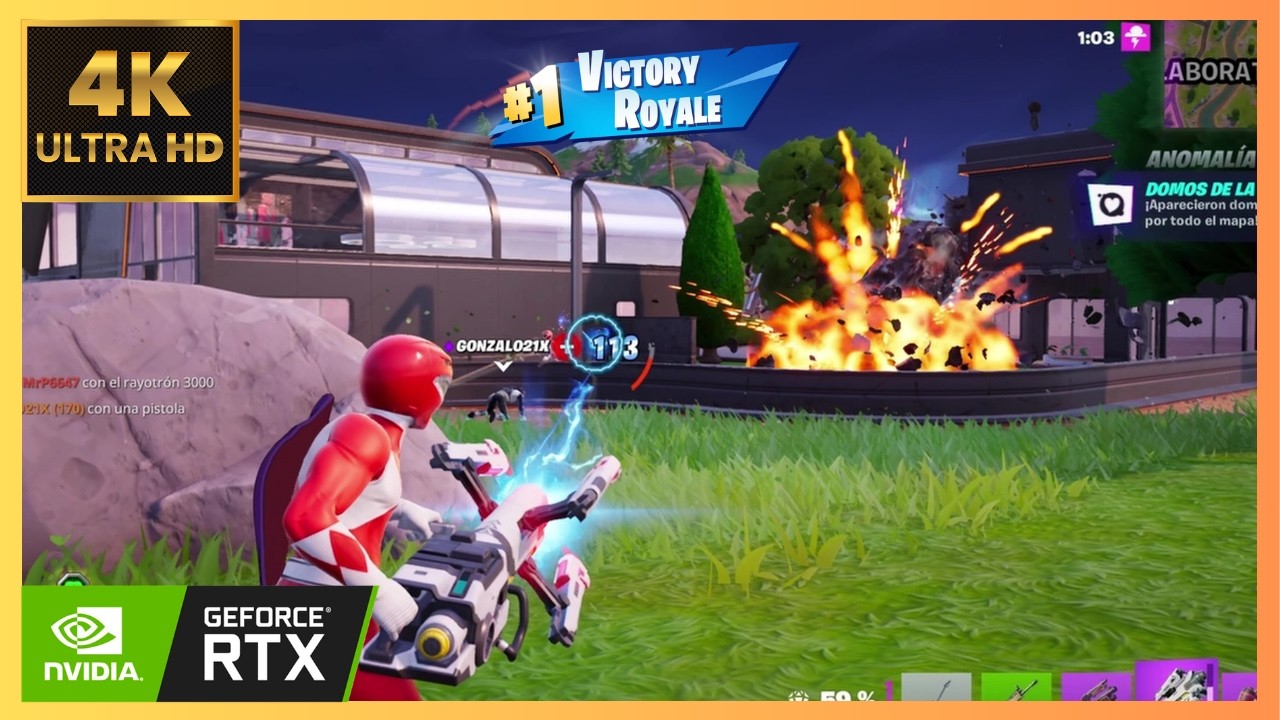 Fornite Trio Gameplay FHD 120fps