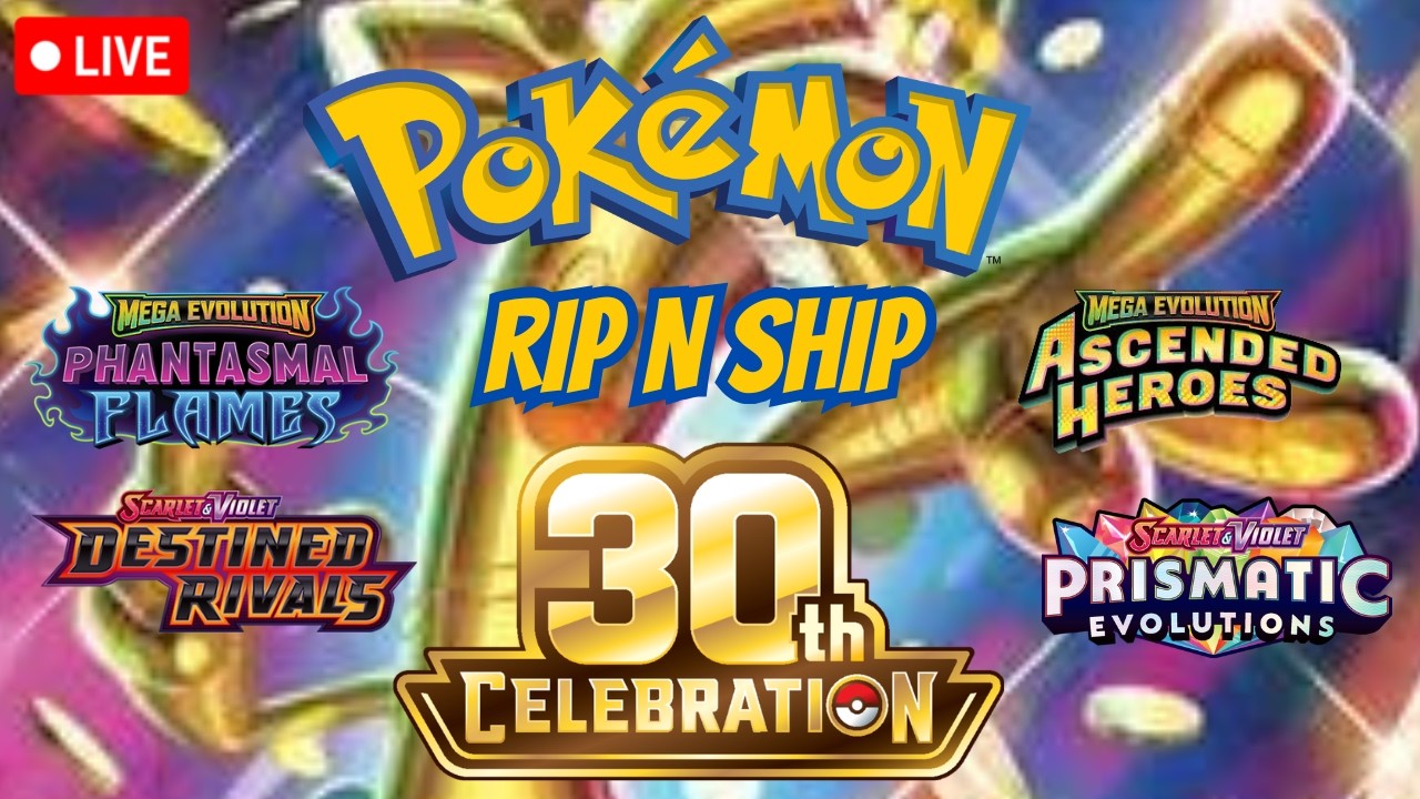 LIVE Pokemon RIP N SHIP! FRIDAY NIGHT CELEBRATION!