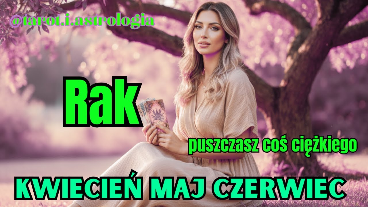 Rak♋️UWALNIASZ SIĘ I WSZYSTKO PRZYSPIESZA 🔥KONIEC CIĘŻARU START NOWEGO ŻYCIA🚨KWIECIEŃ MAJ CZERWIEC