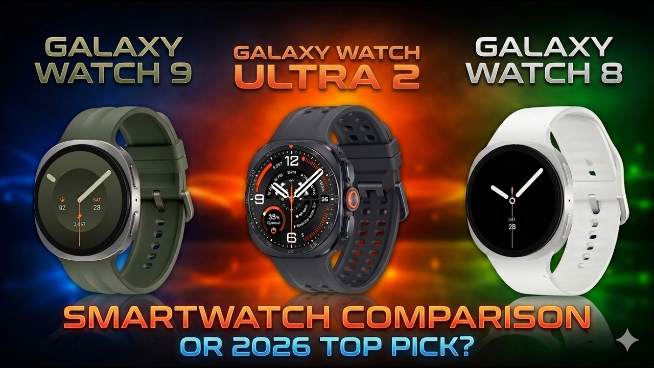Galaxy Watch 9 vs Ultra 2 vs Watch 8: Best Smartwatch 2026! 🔥