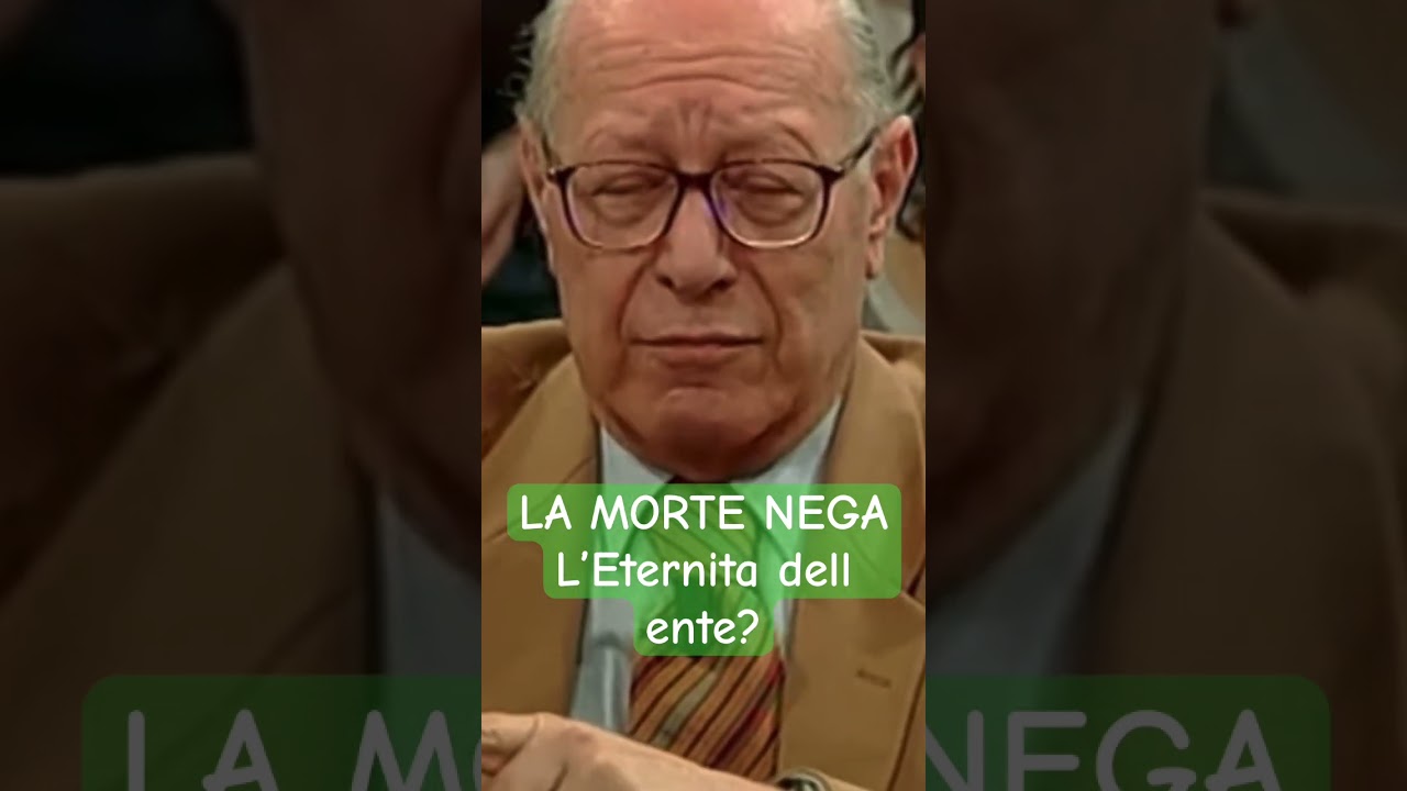 Emanuele Severino e l&rsquo;idea della morte #filosofia #severino #metafisica #morte