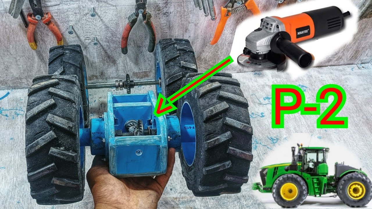 Amazing How to make Heavy Gear Tractor RC !