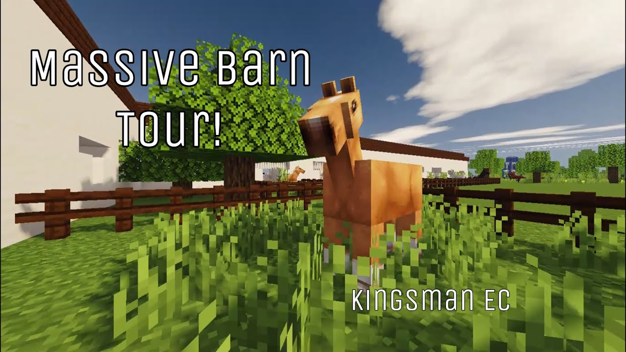Minecraft MASSIVE BARN TOUR! Kingsman Equine Centre | Minecraft Equestrian Roleplay
