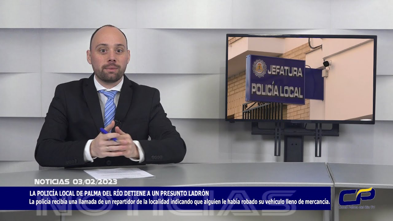 LA POLICÍA LOCAL DE PALMA DEL RÍO DETIENE A UN PRESUNTO LADRÓN