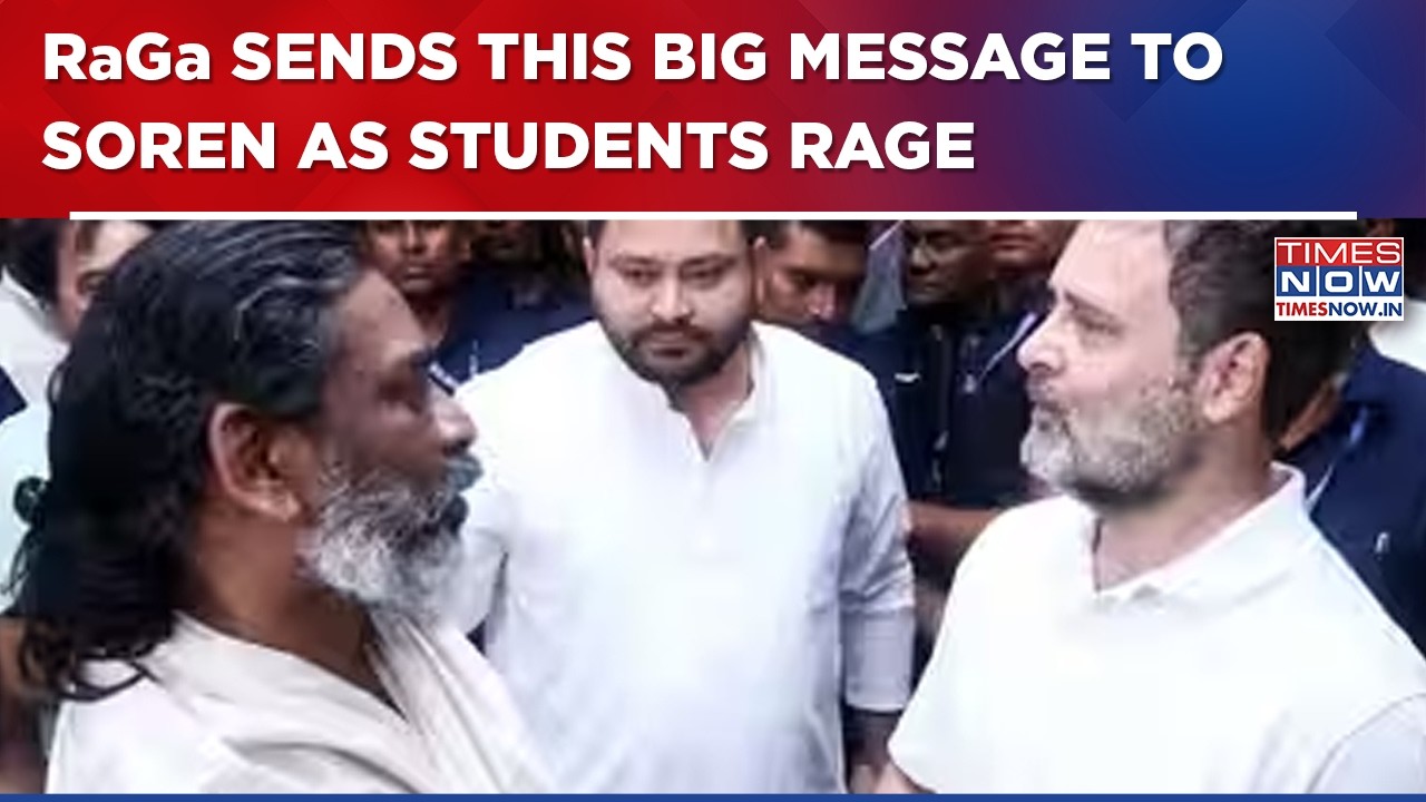 Rahul Gandhi's Big Warning To Hemant Soren, Asks Him To Do This As Students' Protest Explodes