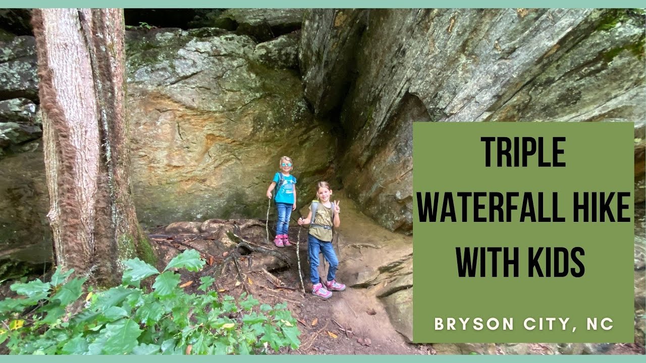 Triple Waterfall Hike | Kid Friendly Hiking | Bryson City, NC | Great Smoky Mountains National Park
