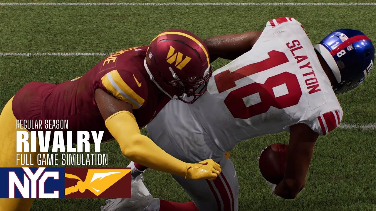 Giants vs. Commanders | 2026 Rivalry Game | Madden NFL 26 Simulation
