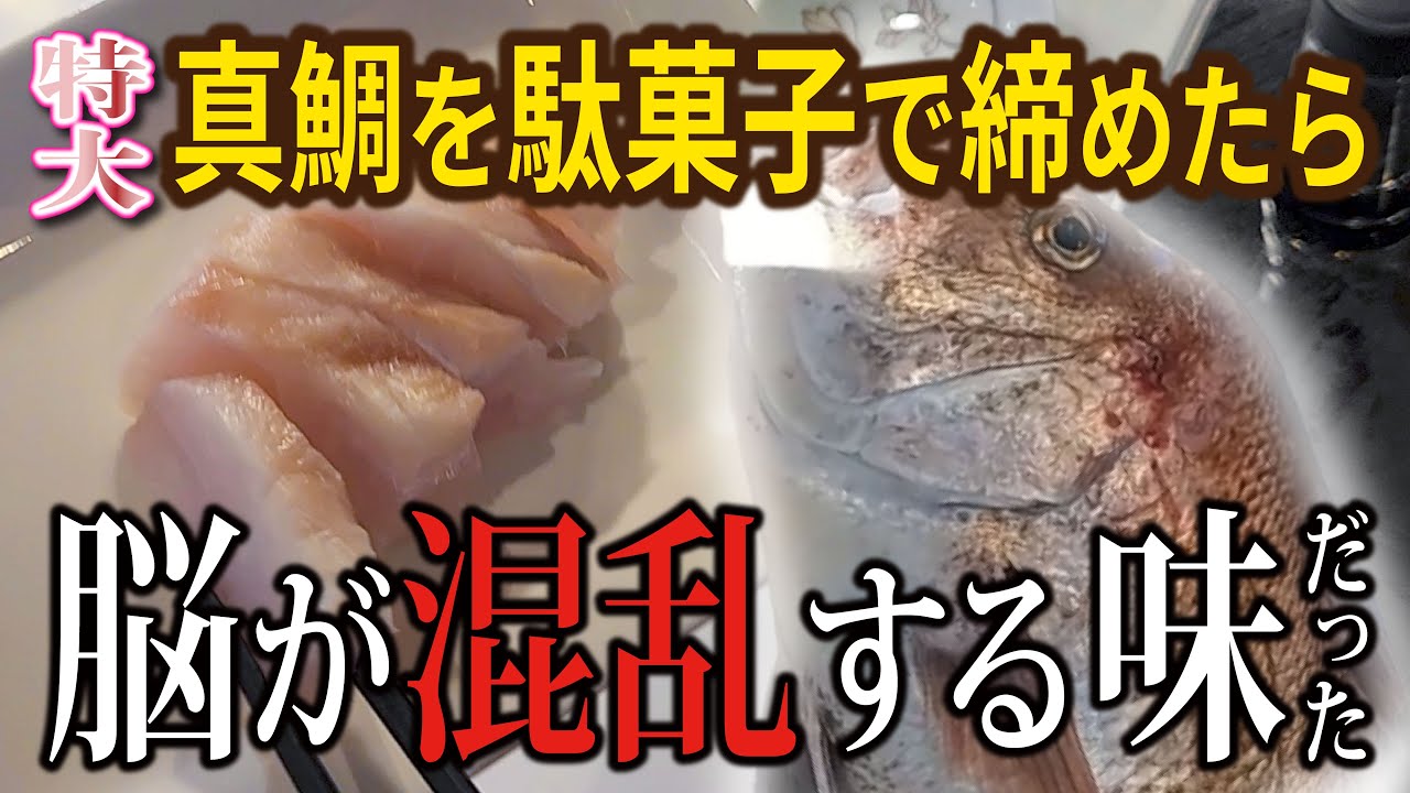 釣った特大真鯛を駄菓子で締めたら新時代が爆誕した！【NEO374・鯛ラバ・タイラバ】山口県
