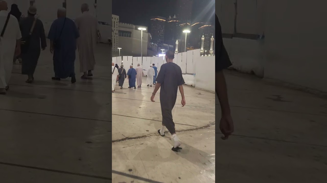 شاهد المسافة الحقيقية بين فندق منارات غزة والمسجد الحرام 🕋