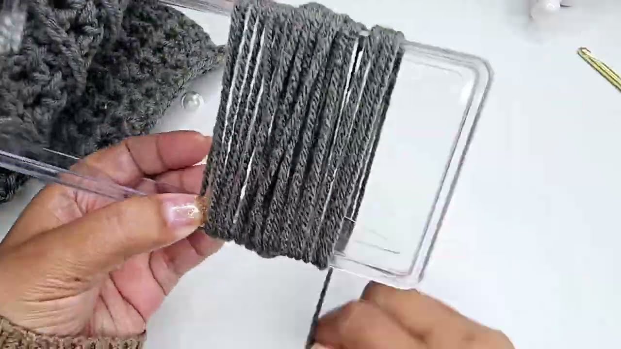 Crochet Bufanda para Hombre 😍 Súper Fácil | Punto Caramelo 🧶