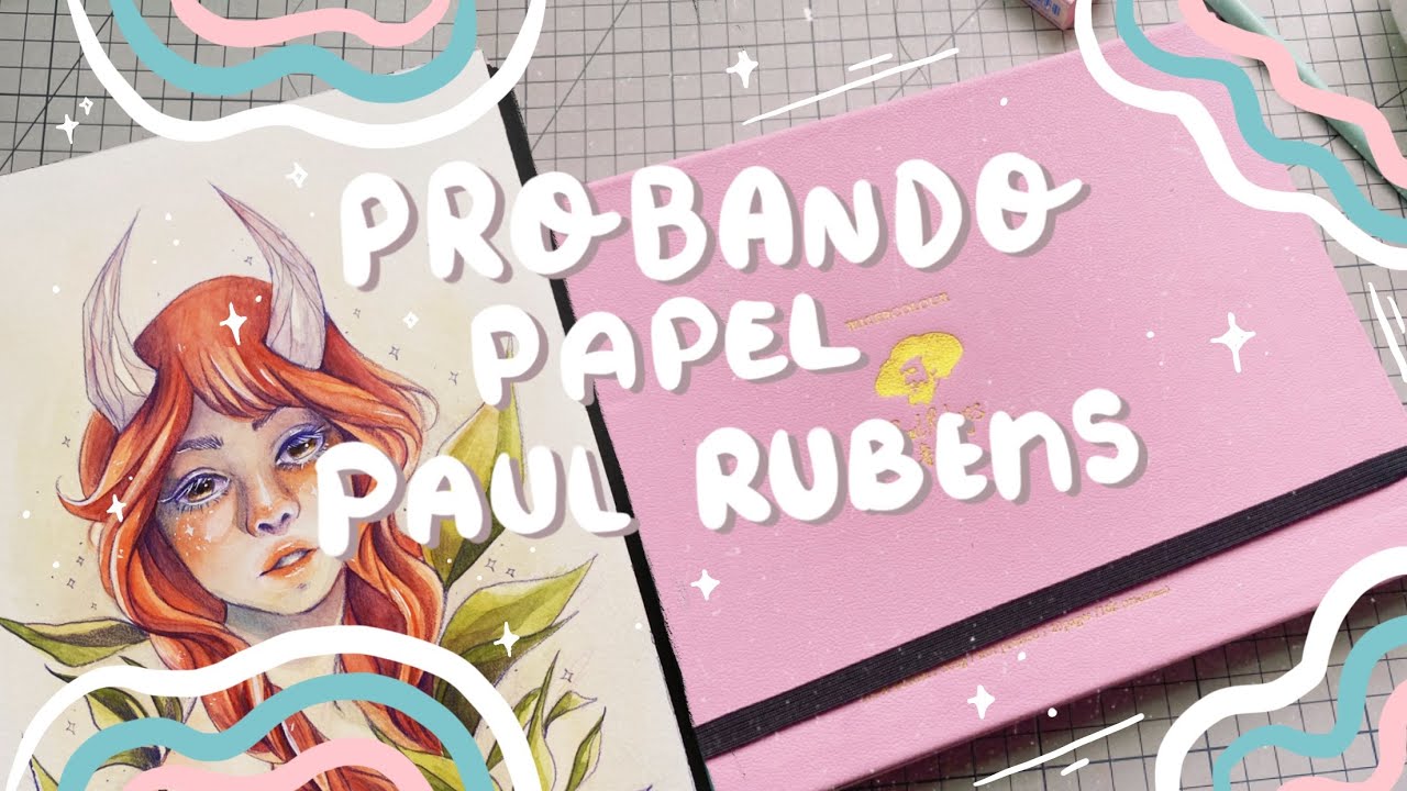 Probando papel PAUL RUBENS 🌸 watercolor illustration