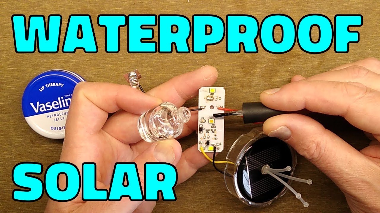 Waterproofing your solar lights to make them last longer