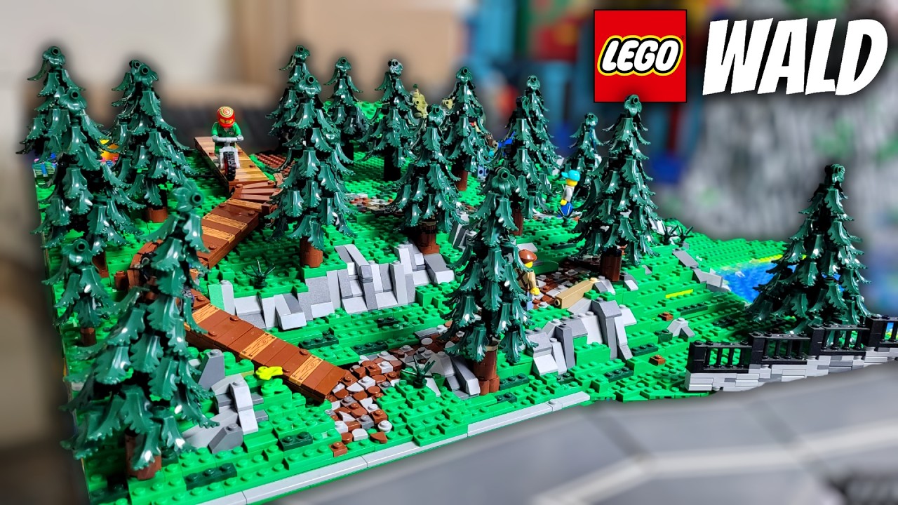 Der GEFÄHRLICHE Teil vom Wanderweg auf dem Lego Berg