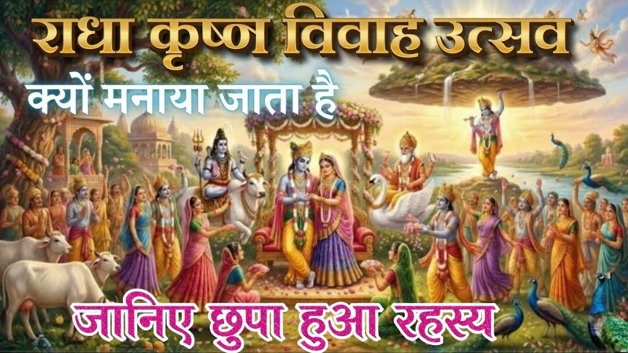 राधा कृष्ण विवाह उत्सव क्यों मनाया जाता है? जानिए छुपा हुआ रहस्य || Bhakti Katha Vani 