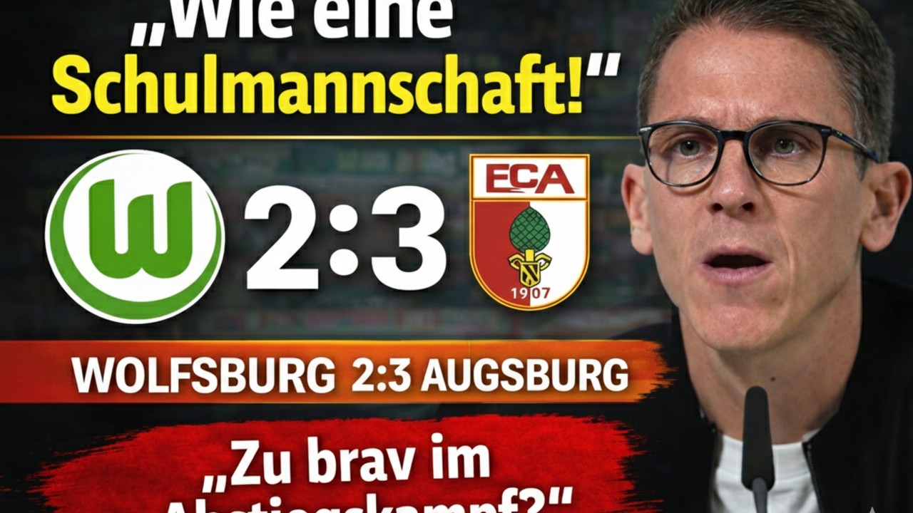 Daniel Bauer reagiert nach FC Augsburg 3-2 VfL Wolfsburg &ndash; &bdquo;Schulmannschaft!&ldquo; | Interview