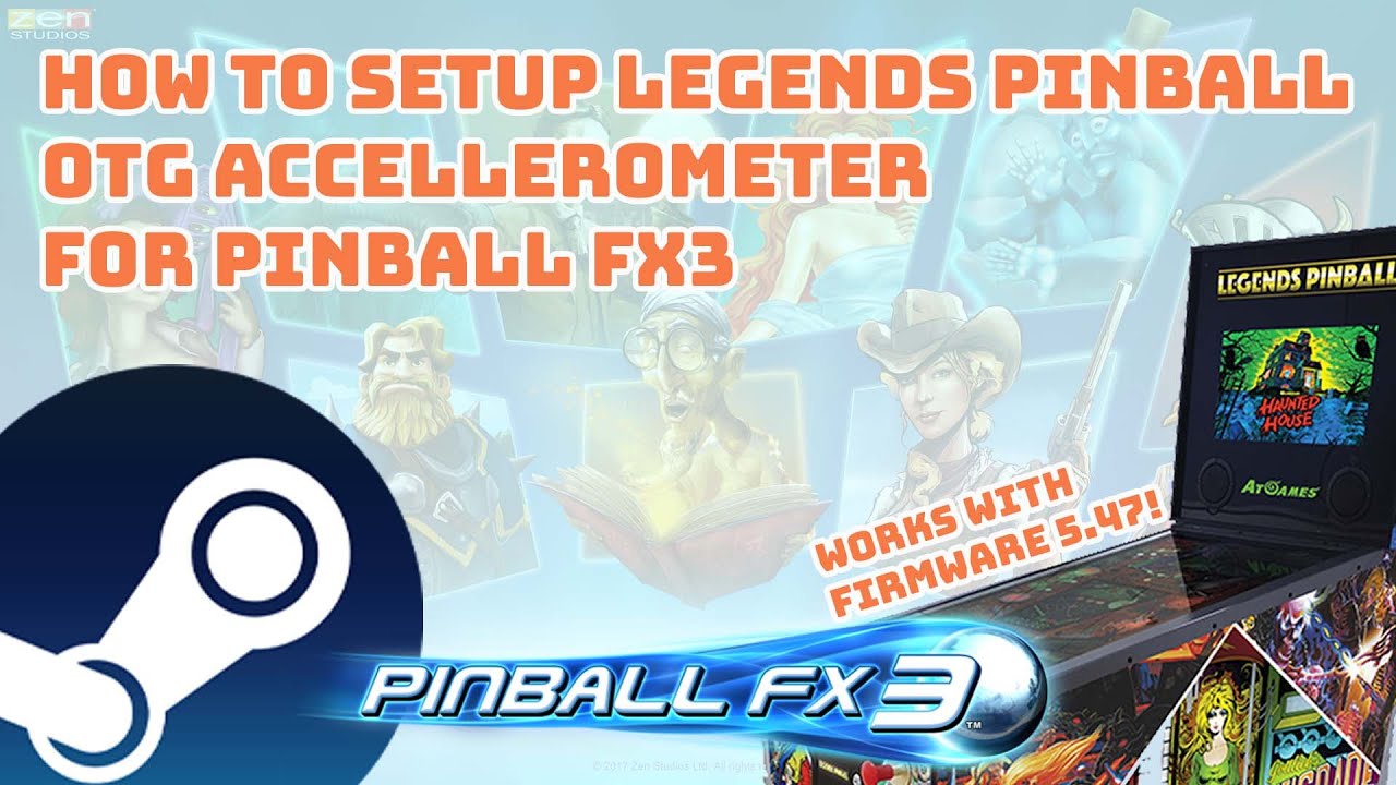 Use The Legends Pinball Accelerometer For Pinball FX3 On Steam?! How To Setup w/Gameplay