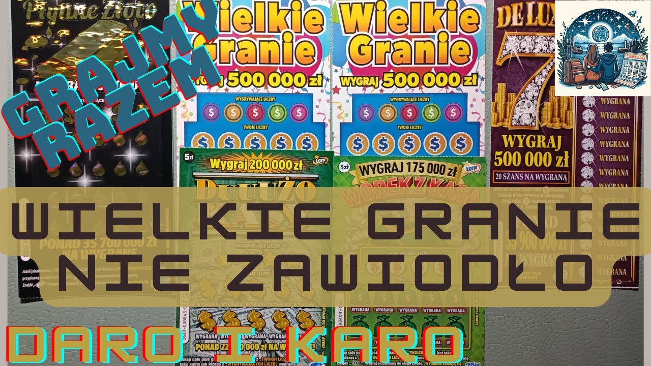 Daro i Karo zdrapkują💑.Wielkie Granie nie zawiodło.Karo znowu górą ODC #147 #lotto #zdrapki #scratch