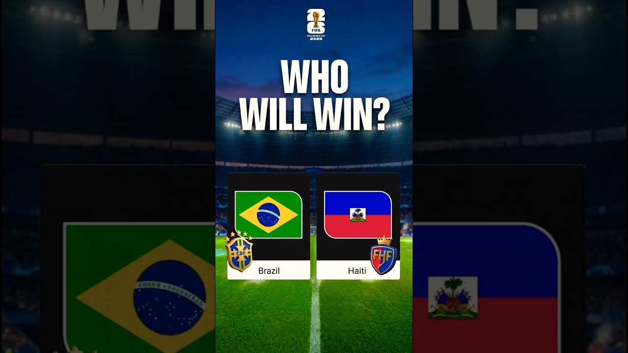 Brazil vs Haiti #worldcup2026 #worldcup #football
