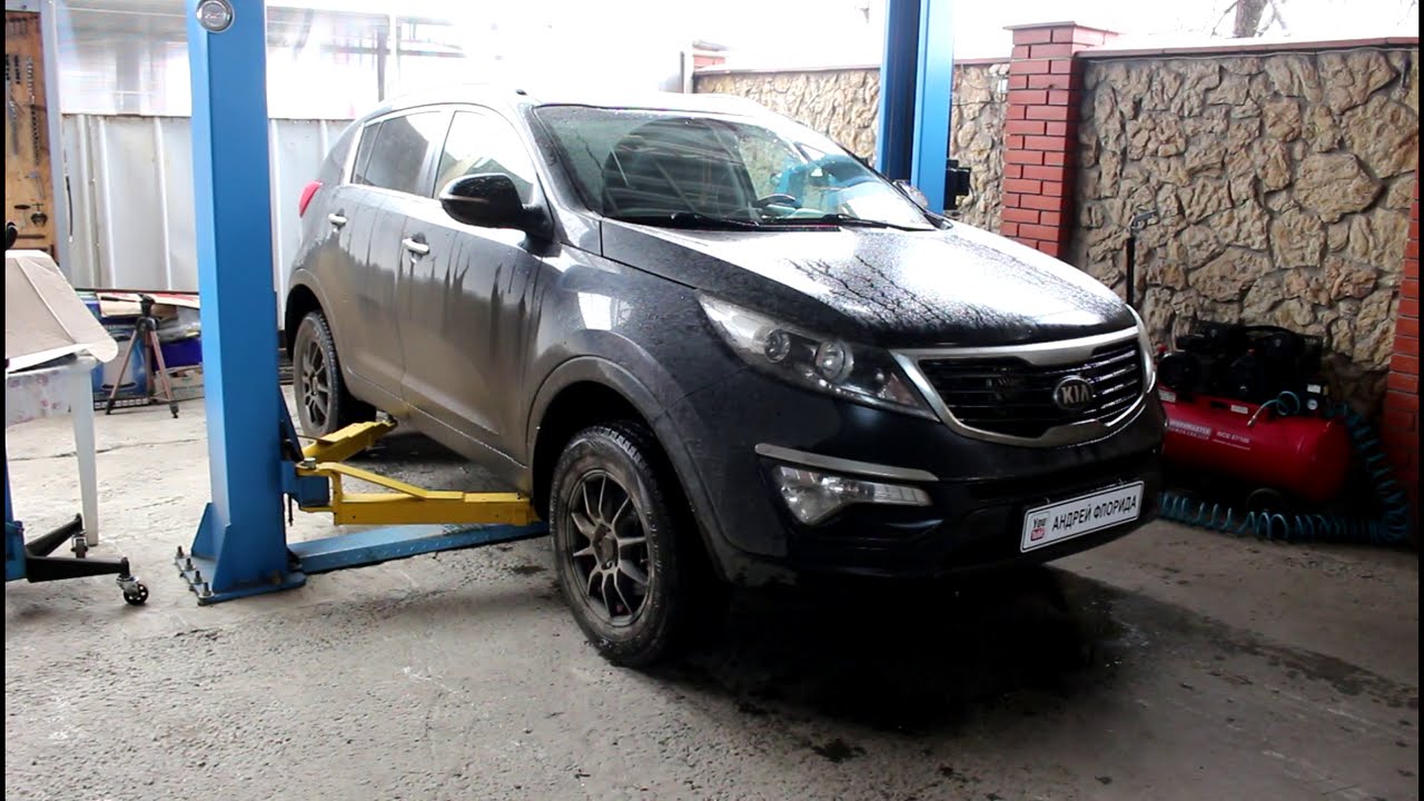 Загудел передний правый подшипник на KIA Sportage 2,0 Киа Спортейдж 2012 года