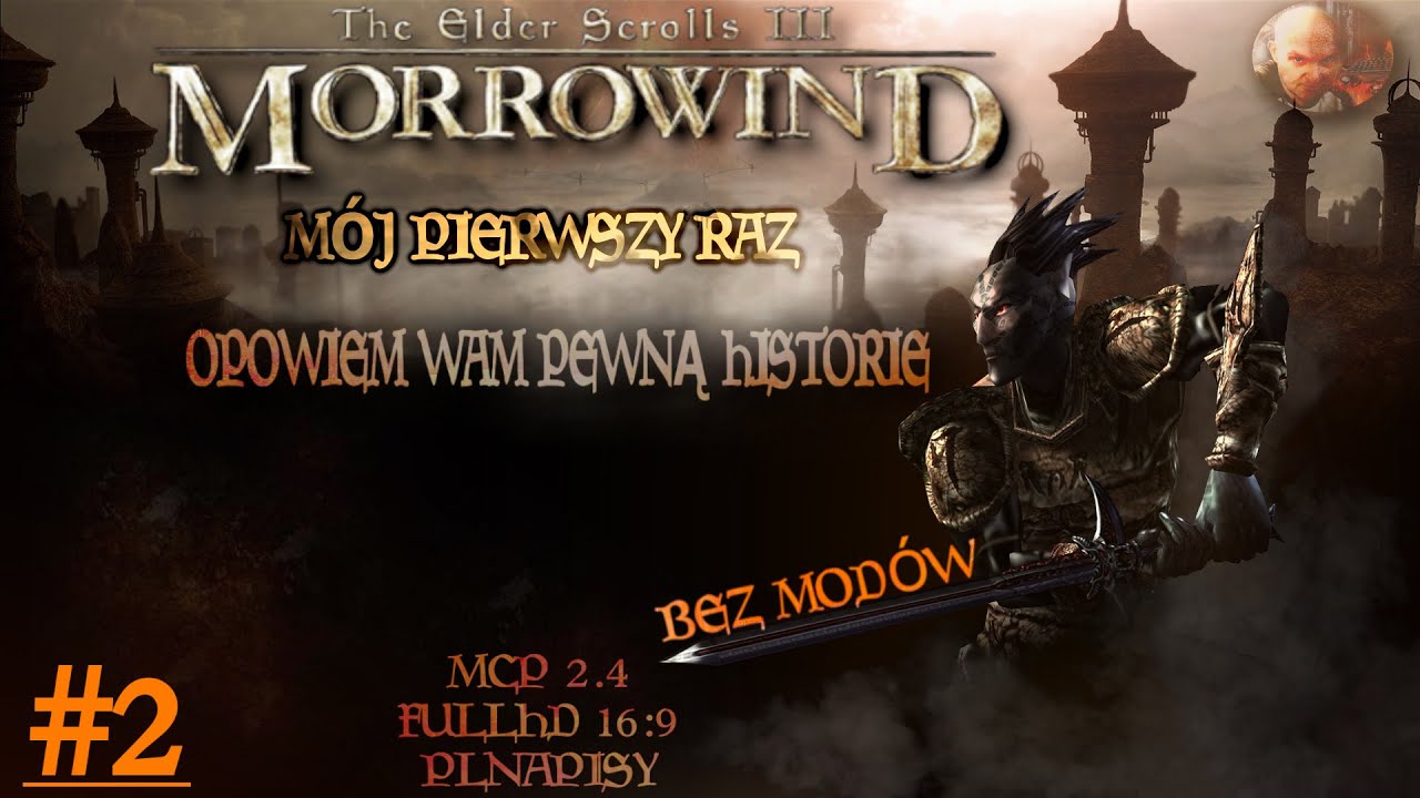 Morrowind GOTY PL #2 Seyda Neen tajemnica bosmera Fargoth'a, łazik i dziwna jaskinia niewolników