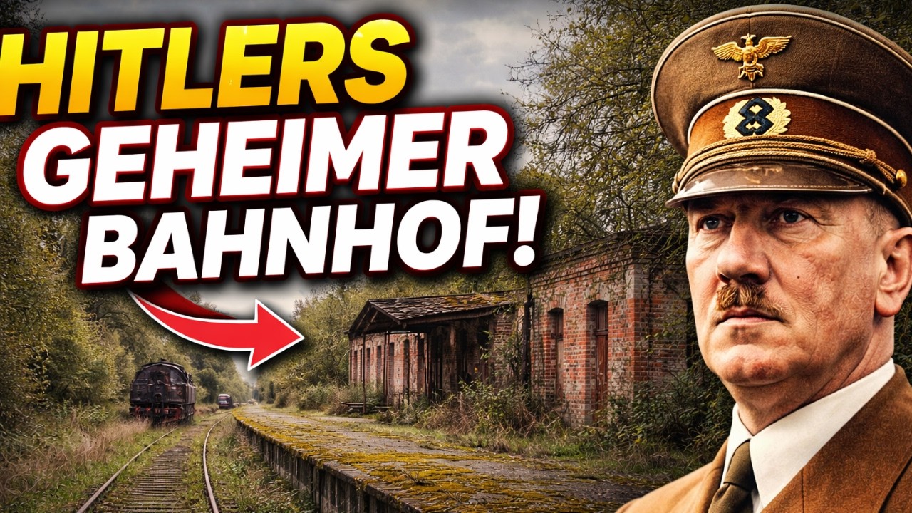Hier stand Hitlers geheimer Bahnhof! Was ist noch zu sehen ?