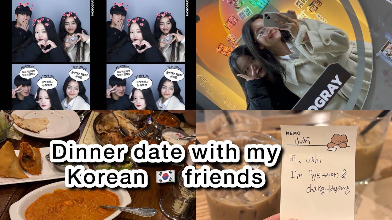 🇰🇷 Dinner date ❤️ with my korean friends 🇰🇷 / Indian girl living in South Korea 🇰🇷
