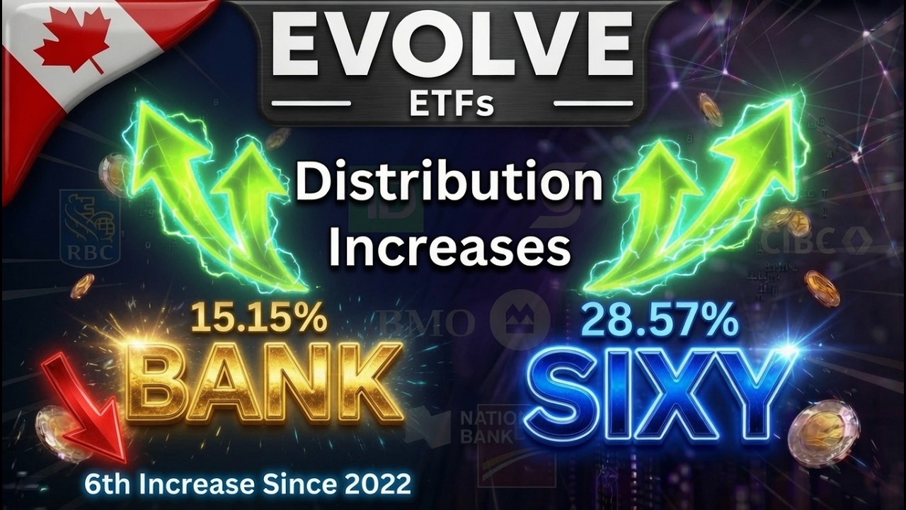 BANK и SIXY повышают дивиденды! | Канадские ETF с высокими доходами от Evolve