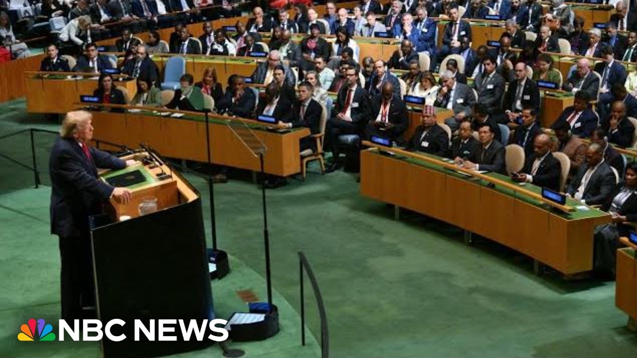 Full speech: Trump addresses U.N. on Iran war, Venezuela oil and artificial intelligence