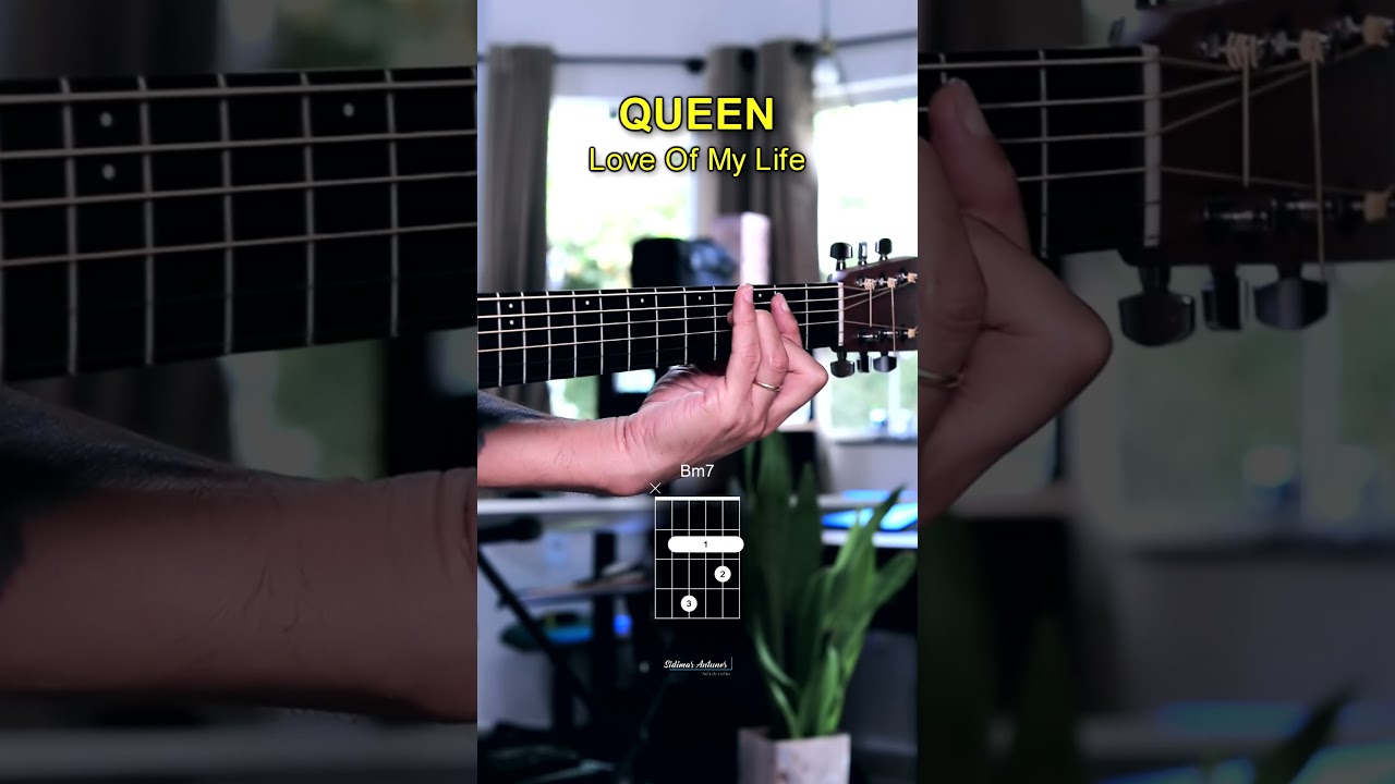 M&uacute;sica do QUEEN Super F&aacute;cil no Viol&atilde;o - Love of My Life em 15 segundos!!