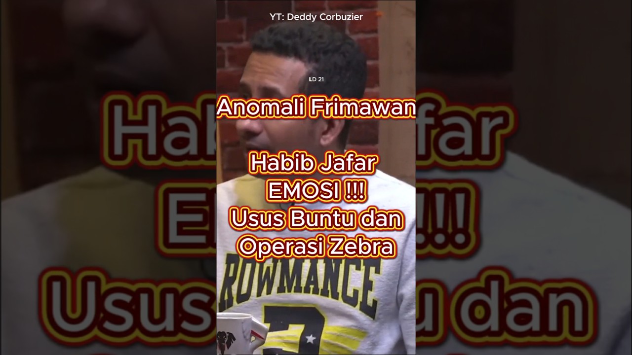 Akhirnya !!! Habib Jafar Emosi 