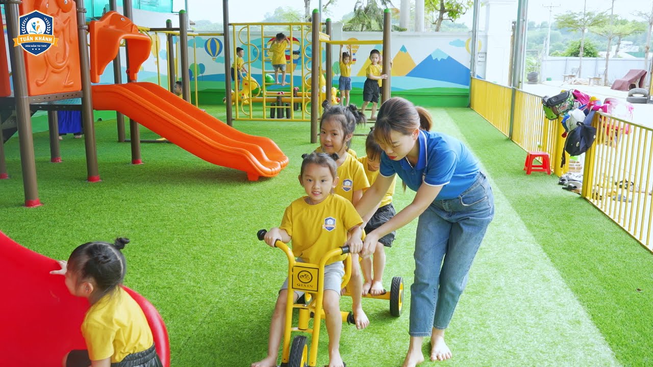 1 ngày của bé tại trường MN Tuấn Khánh, trường hiện đại nhất tỉnh Hoà Bình