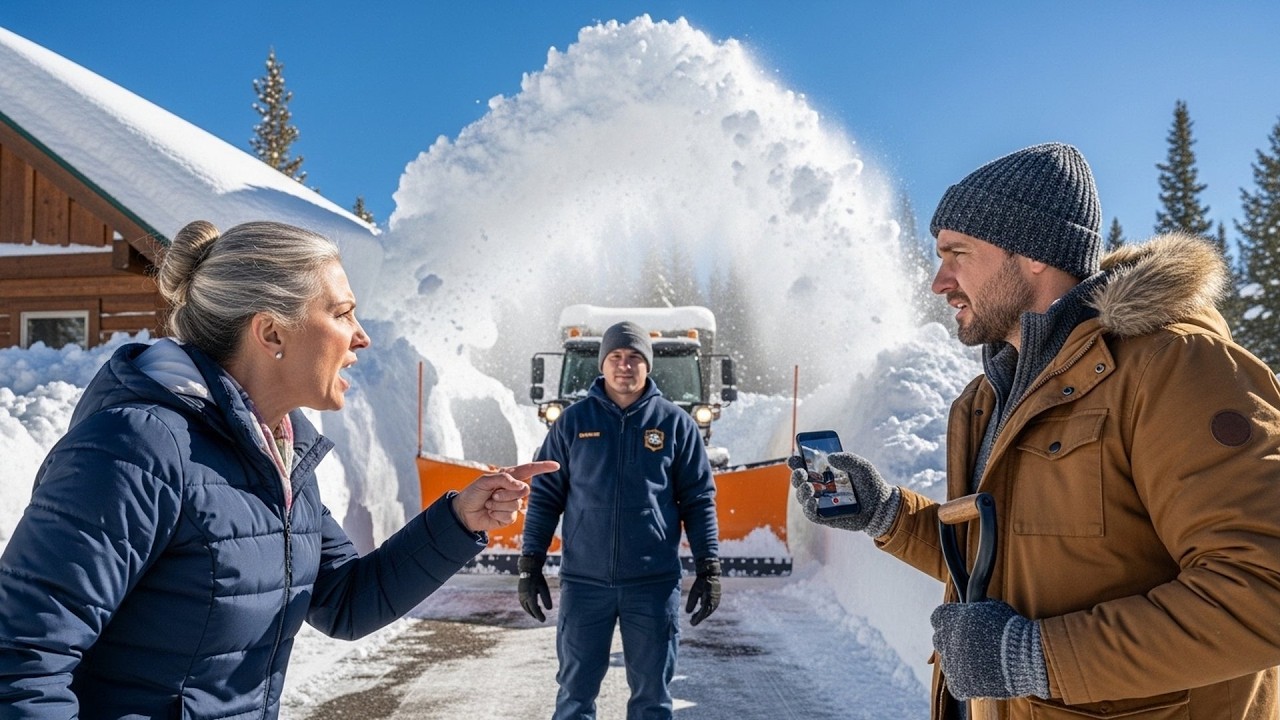 HOA Snowplow Buried My Cabin Driveway for Weeks, So I Bought the Plow Company and Banned Them