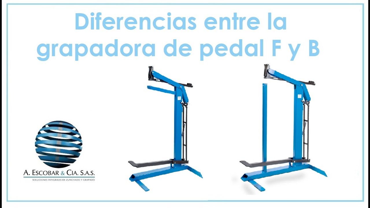 Diferencias entre grapadoras de pedal F561 y B561 de Josef Kihlberg