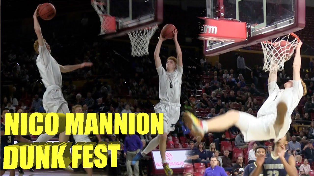 Welcome to the Nico Mannion Dunk Fest | 34 Point Performance in Semi Final Win