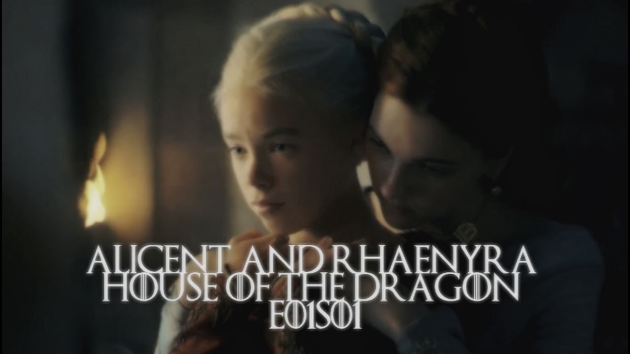 Alicent  Hightower and Rhaenyra Targaryen (House of the dragon) 01x01