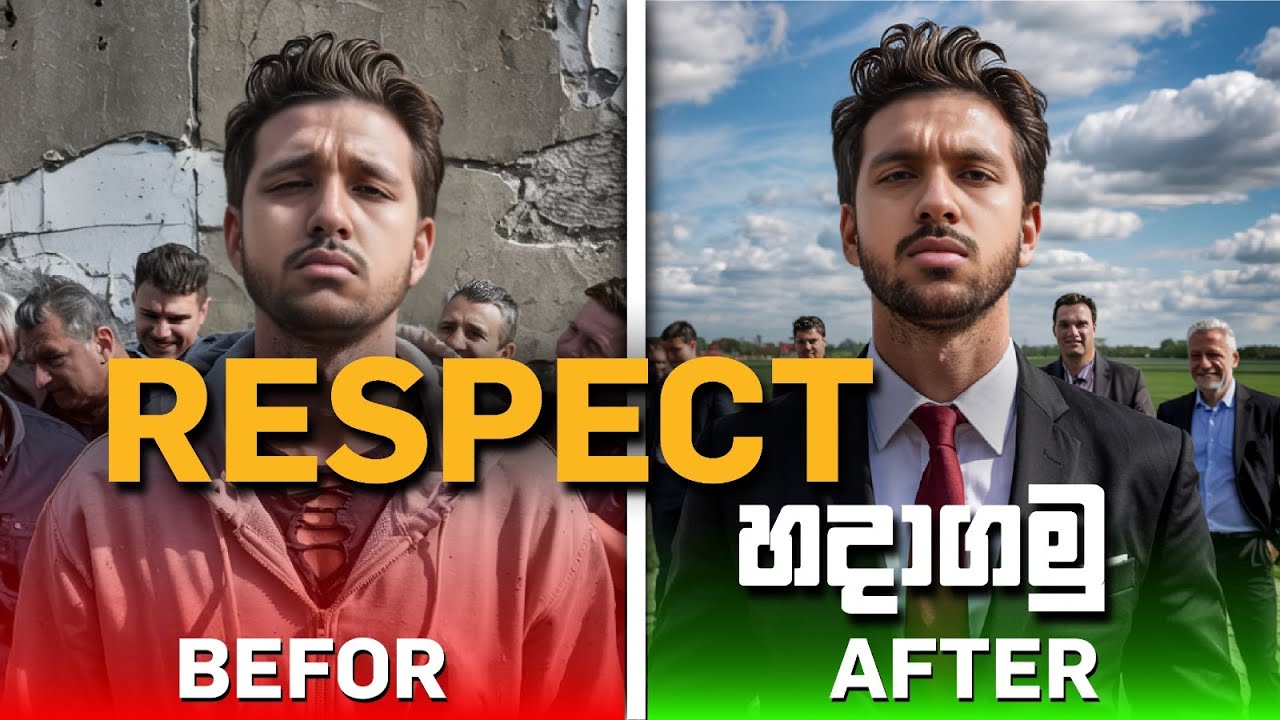 හැමෝම RESPECT කරන කොල්ලෙක් වෙන්නේ මෙහෙමයි | How To Get Peoples Respect
