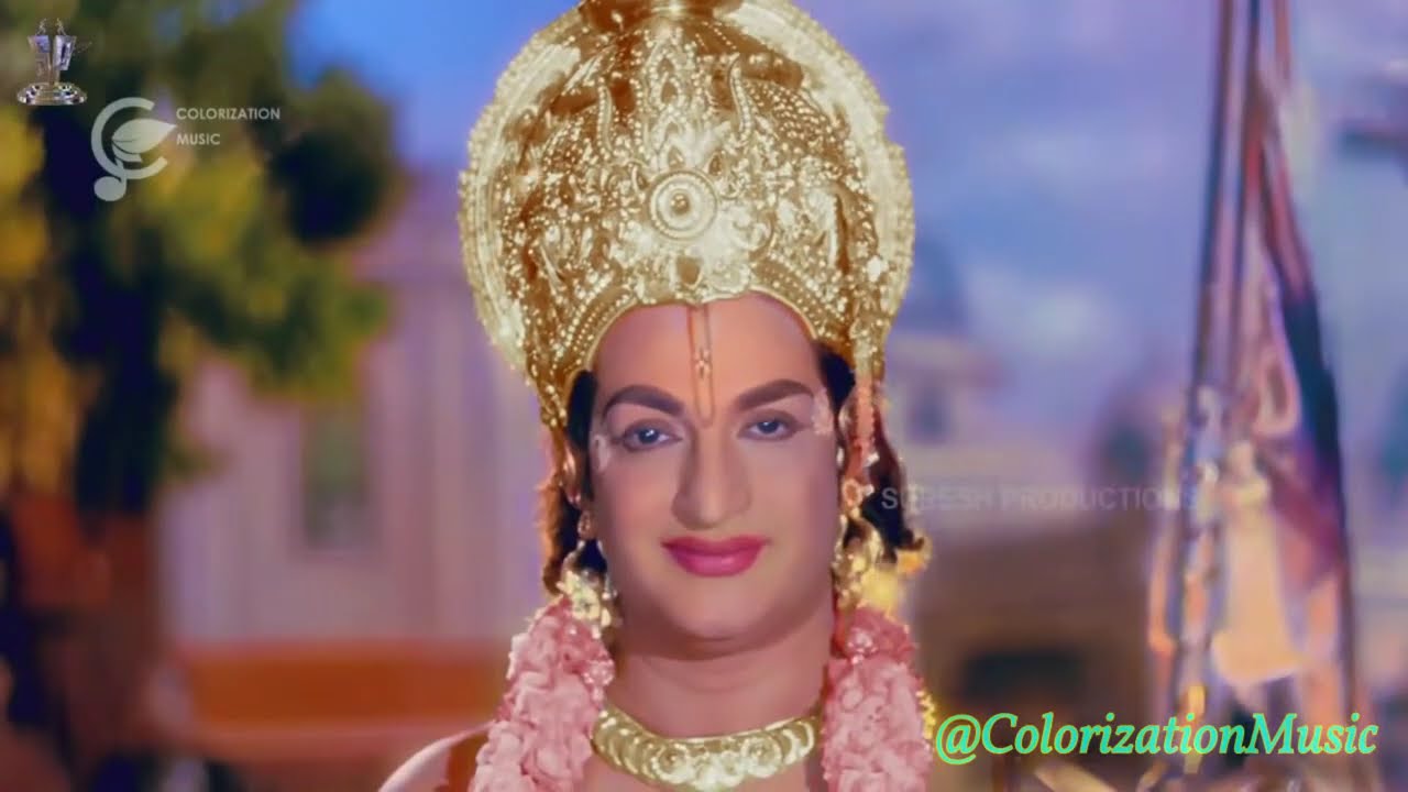 @ColorizationMusic - A Colorized Classic  A I  Demo #colorization #telugu #telugunews