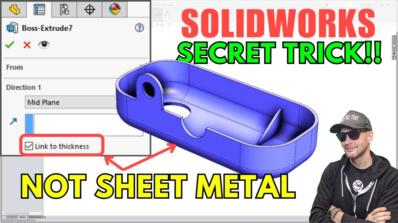 Linked Values, Global Variables, and a TOP SECRET HACK!!  - SOLIDWORKS POWER MOVES!!