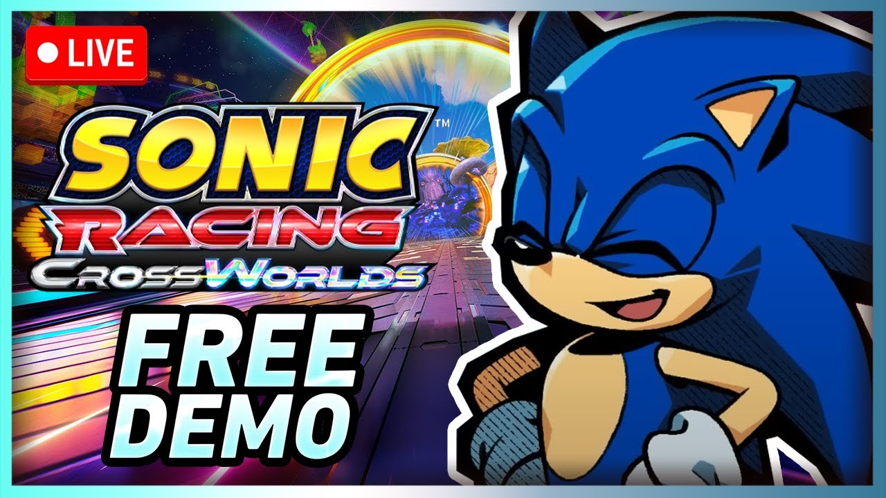 🔴 Sonic Racing: CrossWorlds [PS5] - Free Single-Player Demo Livestream