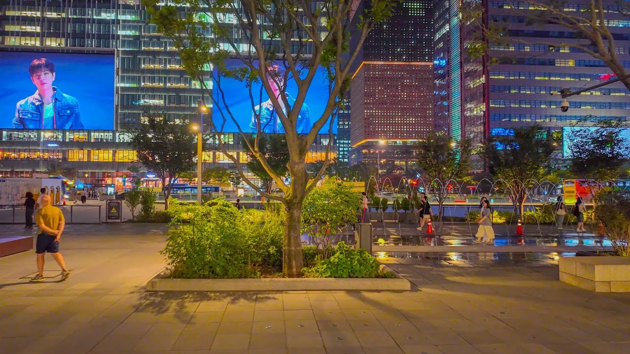 Seoul Evening Walk 🇰🇷 Downtown After Work [4K]