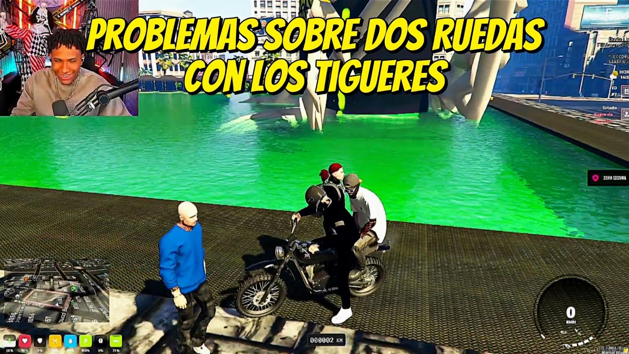 SoyOmarTV: Problemas Sobre Dos Ruedas Con Los Tigueres 🏍️😈 | GTA RP