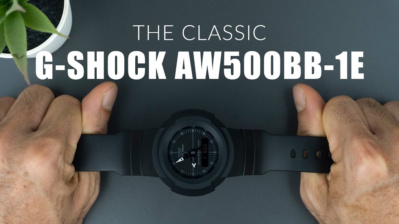 The revival of the classic Casio G-SHOCK AW-500