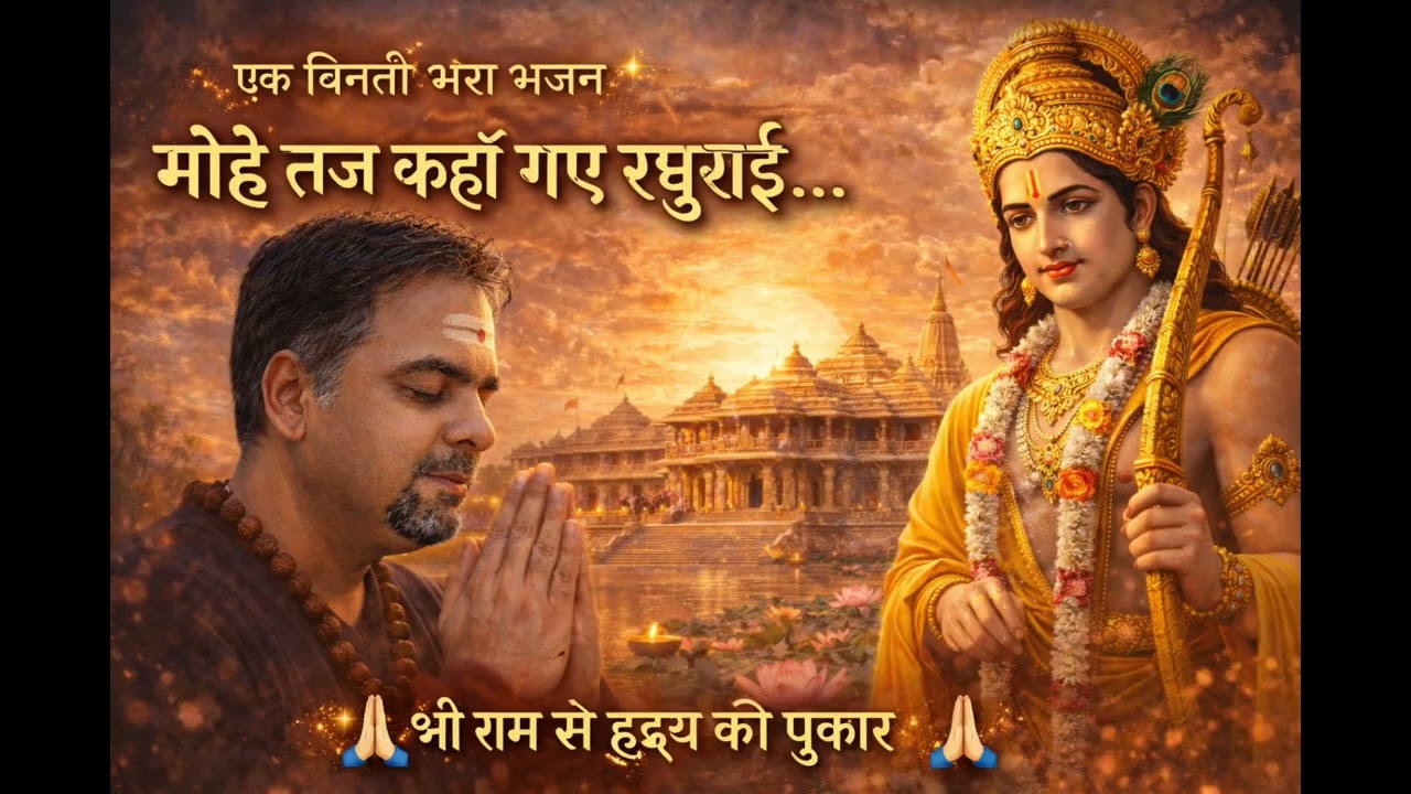मोहे तजि कहाँ गए रघुराई | Heart Touching Ram Bhajan 2026 | Jai Shri Ram Bhakti Song। कुमार विशू ✍️