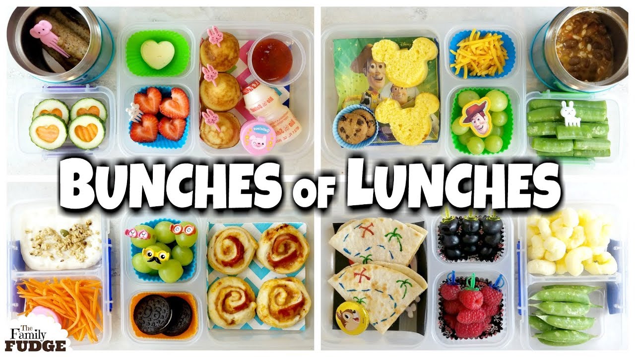 NO SANDWICHES! School LUNCH IDEAS for jk, 1st grad, 3rd grad 🍎 Bunches of Lunches WEEK 3