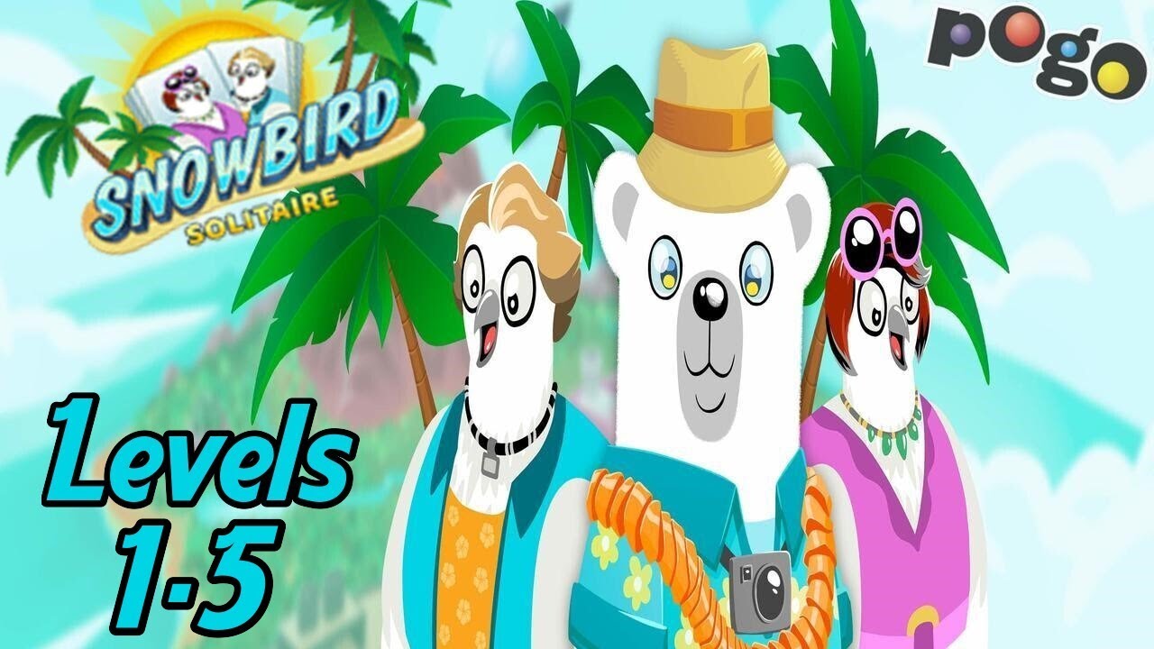 Pogo Games ~ Snowbird Solitaire - Levels: 1-5