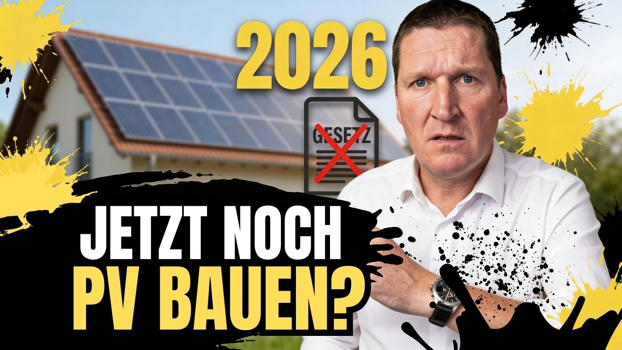 PV-Anlage 2026: Warum du JETZT handeln musst (bevor das Gesetz kommt)