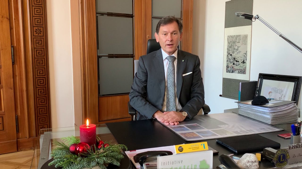 Video-Gru&szlig;botschaft des Oberb&uuml;rgermeisters Dr. Frank Dudda