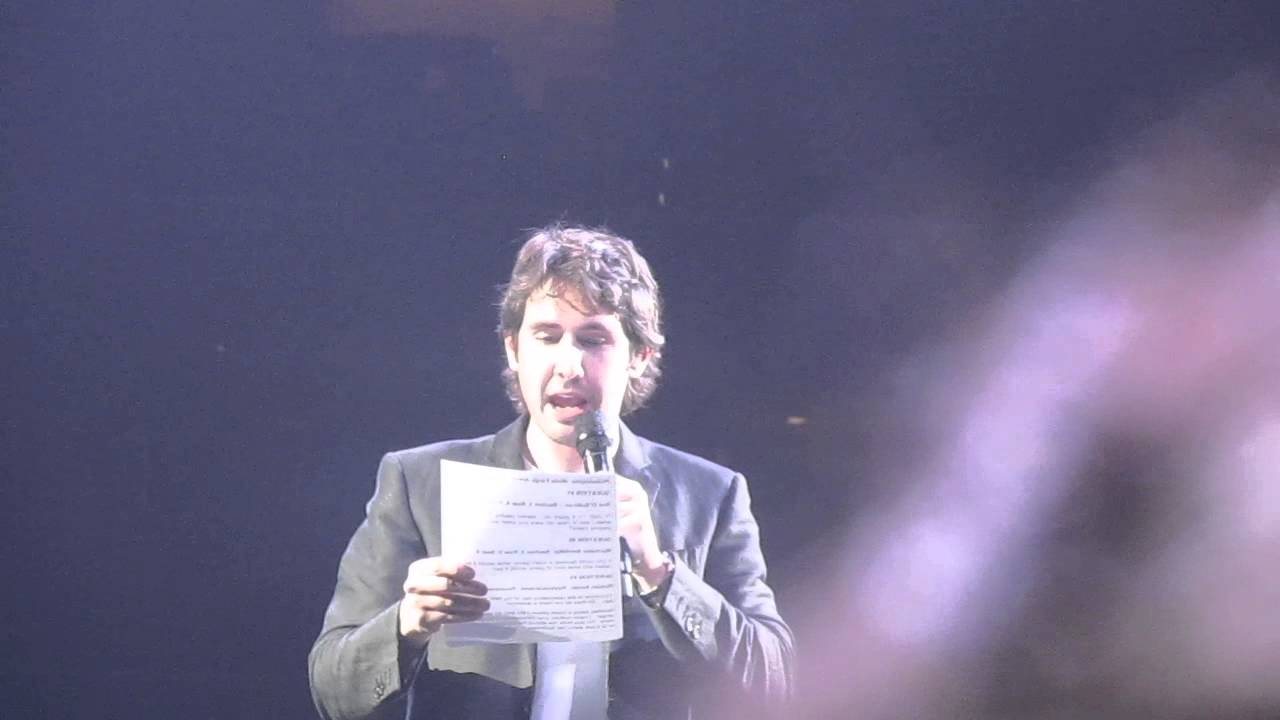 Josh Groban Q&A Philadelphia PA 11/3/2013