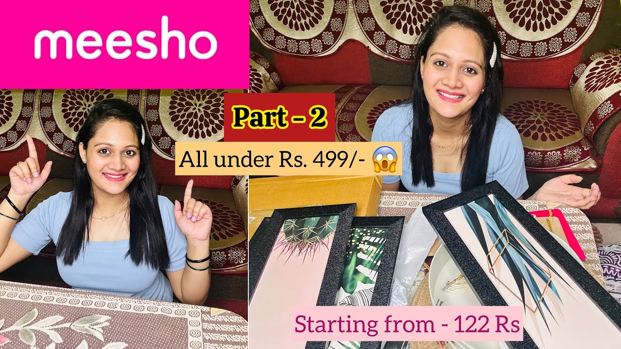 *Latest* Meesho Home Decor Haul Starting Rs 122 😱 Affordable and Beautiful Products from Meesho