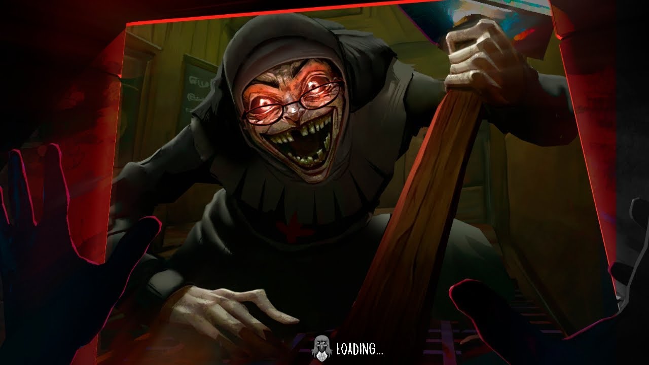 Nun ආච්චිගෙ ඉස්කෝලෙන් පැනල යමු . Evil Nun horror game 